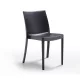 Scaun de gradina Pirlo din plastic, grafit