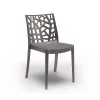 Scaun de gradina din plastic Trinity, model cappuccino