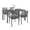 Set mobilier de gradina Nassau 4-1, grafit