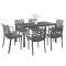 Set mobilier de gradina Nassau 6-1, grafit