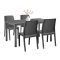 Set mobilier de gradina Laos 4-1, grafit