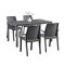 Set mobilier de gradina Indy 4-1, grafit