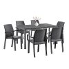 Set mobilier de gradina Indy 6-1, grafit