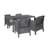Set de mobilier de grădină Meda 4+1