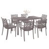 Set mobilier de gradina Nassau 6-1 cappuccino