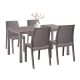 Set mobilier de gradina Laos 4-1 cappuccino