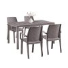 Set mobilier de gradina Indy 4-1 cappuccino