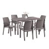 Set mobilier de gradina Indy 6-1 cappuccino