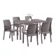 Set mobilier de gradina Indy 6-1 cappuccino