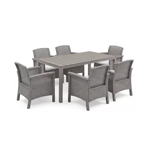 Set de mobilier de grădină Meda 6+1