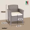 Set de mobilier de grădină Meda 6+1