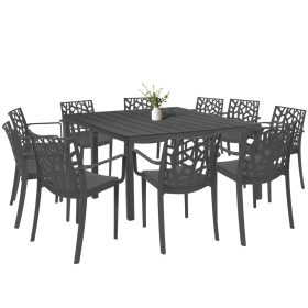 Set mobilier de gradina Alina 10-1, grafit
