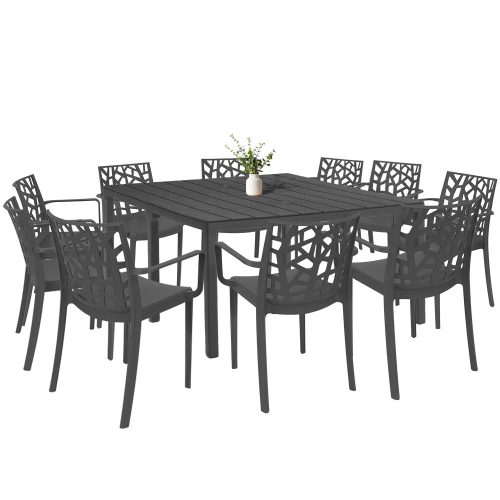Set mobilier de gradina Alina 10-1, grafit