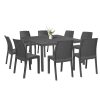 Set mobilier de gradina Monza 8-1, grafit