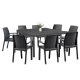 Set mobilier de gradina Letta 8-1, grafit