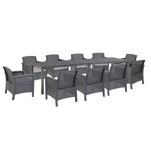 Set de mobilier de grădină Grant 10+1
