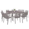 Set mobilier de gradina Alina 10-1 cappuccino