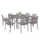 Set mobilier de gradina Alina 8-1 cappuccino