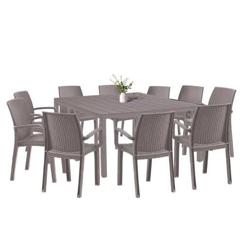Set mobilier de gradina Letta 10-1 cappuccino