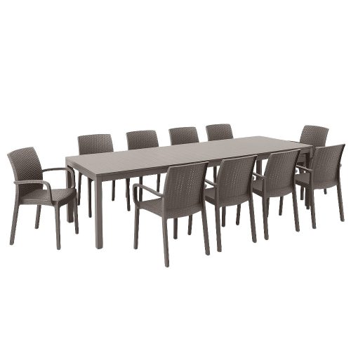 Set de mobilier de grădină Letta II 10+1