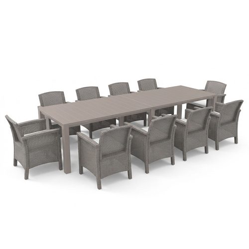 Set de mobilier de grădină Grant 10+1