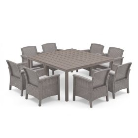 Set de mobilier de grădină Grant 8+1