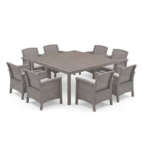 Set de mobilier de grădină Grant 8+1