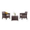 Set mobilier de gradina Venus Balcon, maro