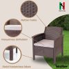 Set mobilier de gradina Venus Balcon, maro