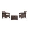 Set mobilier de gradina Venus Balcon, maro