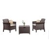 Set mobilier de gradina Venus Balcony Cappuccino