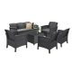 Set de mobilier de gradina Venus II Large cu 7 locuri