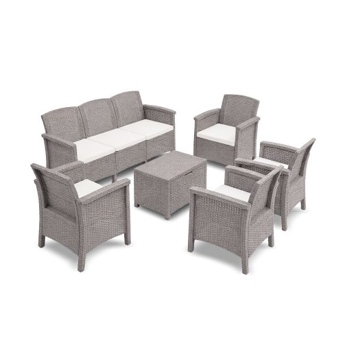 Venus II Set mare de mobilier de grădină pentru 7 persoane