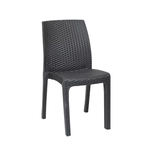Scaun de gradina din plastic Vanda, grafit