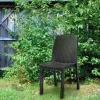 Scaun de gradina din plastic Vanda, grafit