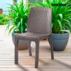 Scaun de gradina din plastic Vanda, cappuccino