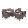 Venus Large V set de mobilier de grădină cu 7 locuri