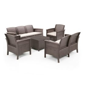 Venus Large V set de mobilier de grădină cu 7 locuri