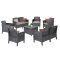 Set de mobilier de grădină Venus cu 8 locuri