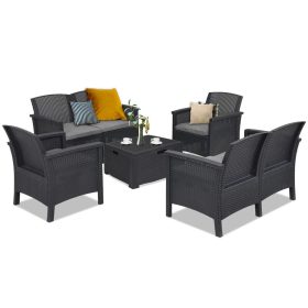 Set de mobilier de gradina Venus Big cu 6 locuri