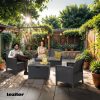 Set de mobilier de gradina Venus Big cu 6 locuri