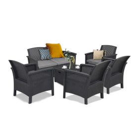 Set de mobilier de gradina Venus II Big cu 6 locuri