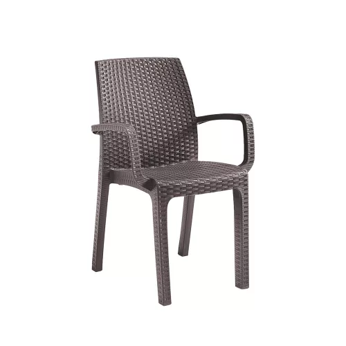 Scaun de gradina din plastic Verdi, model cappuccino
