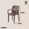 Scaun de gradina din plastic Verdi, model cappuccino