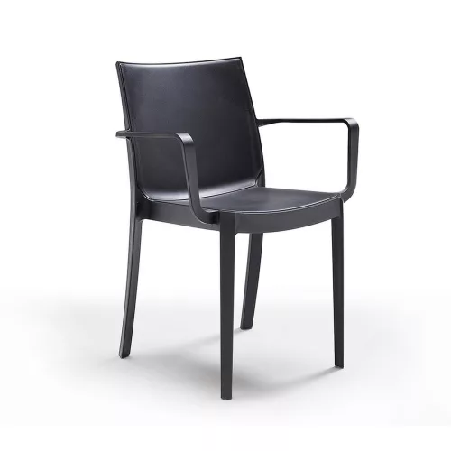 Scaun de gradina din plastic Victor, grafit