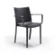 Scaun de gradina din plastic Victor, grafit