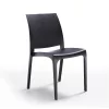 Scaun de gradina din plastic Volare, grafit