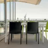Scaun de gradina din plastic Volare, grafit