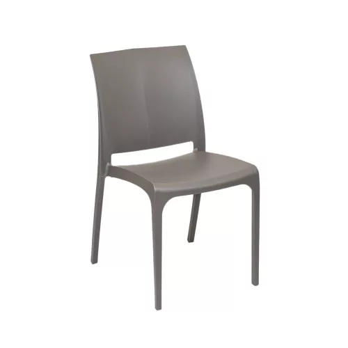 Scaun de gradina din plastic Volare, model cappuccino