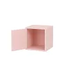 Boxie 1 ușă dulap de perete 40x40x37 cm roz